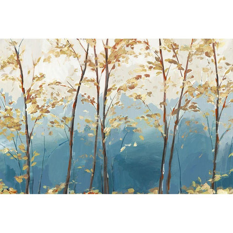 Ascent Trail  White Modern Wood Framed Art Print by Isabelle Z