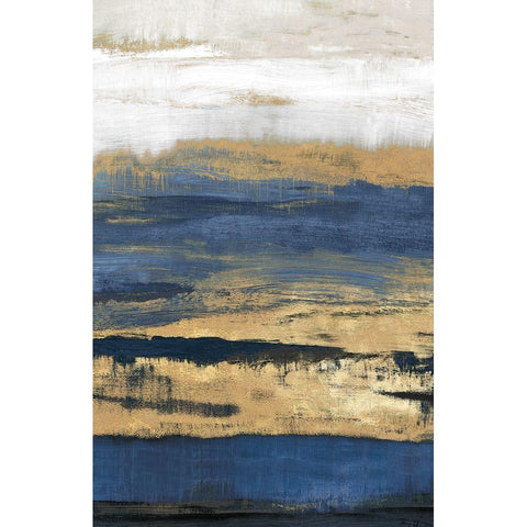 At Dusk  Gold Ornate Wood Framed Art Print with Double Matting by Isabelle Z