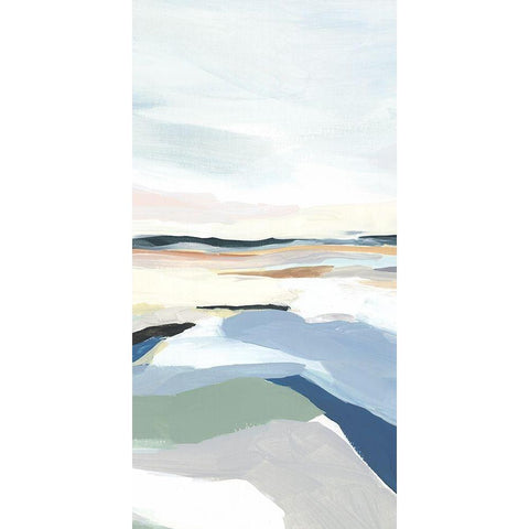 Seaside Day III   White Modern Wood Framed Art Print by Isabelle Z