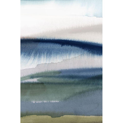 Eventide III  White Modern Wood Framed Art Print by Isabelle Z
