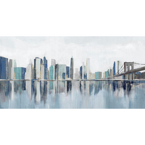 Empire Dreams  White Modern Wood Framed Art Print by Isabelle Z