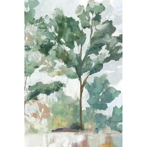 Soundless Beauty II  Black Modern Wood Framed Art Print with Double Matting by Isabelle Z