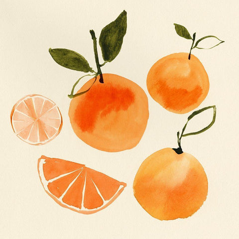 Juicy Fruits II Black Ornate Wood Framed Art Print with Double Matting by Isabelle Z