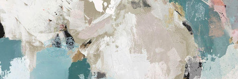Abstract Dream I White Modern Wood Framed Art Print with Double Matting by Isabelle Z