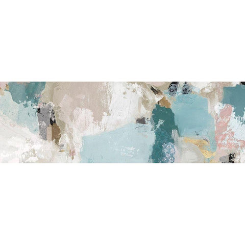 Abstract Dream II Black Modern Wood Framed Art Print with Double Matting by Isabelle Z