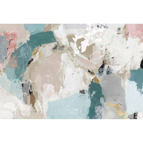 In the Heart of Movement Black Modern Wood Framed Art Print by Isabelle Z