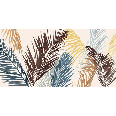 Hawaiian Breeze I  White Modern Wood Framed Art Print by Isabelle Z