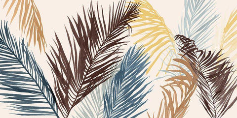 Hawaiian Breeze I  White Modern Wood Framed Art Print with Double Matting by Isabelle Z