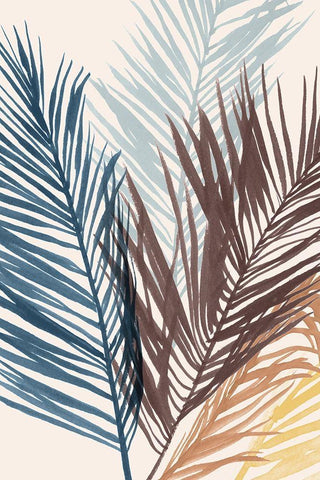 Hawaiian Breeze II Black Ornate Wood Framed Art Print with Double Matting by Isabelle Z