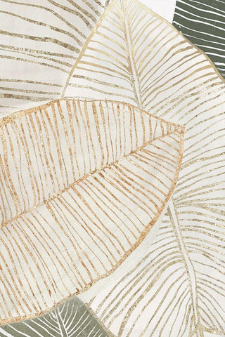 Tropic Breeze I  Black Ornate Wood Framed Art Print with Double Matting by Isabelle Z