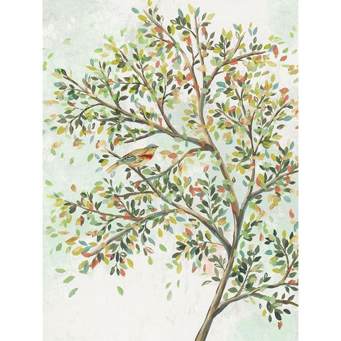 Spring Tree I  White Modern Wood Framed Art Print by Isabelle Z
