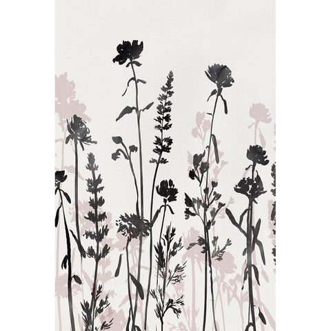 Wildflower Blooming Garden II Gold Ornate Wood Framed Art Print with Double Matting by Isabelle Z