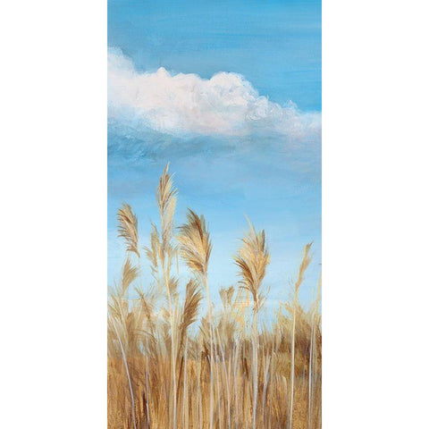 Pampas I  Black Modern Wood Framed Art Print by Isabelle Z