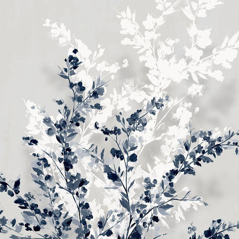 Where will we be this Spring II White Modern Wood Framed Art Print with Double Matting by Isabelle Z