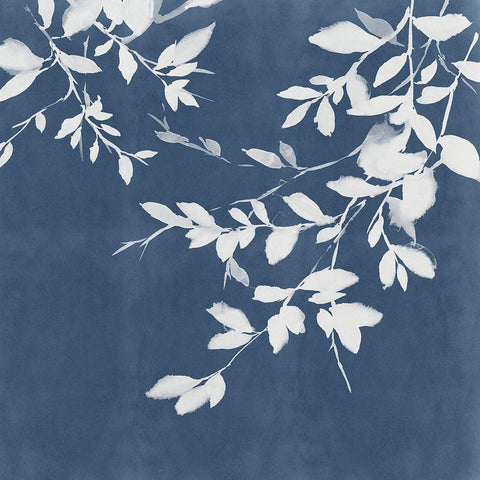 Indigo Sky I Black Ornate Wood Framed Art Print with Double Matting by Isabelle Z