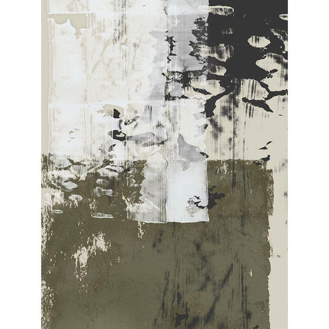 Reflections in Sage II Gold Ornate Wood Framed Art Print with Double Matting by Isabelle Z