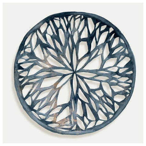 Earth Tilting I  White Modern Wood Framed Art Print by Isabelle Z