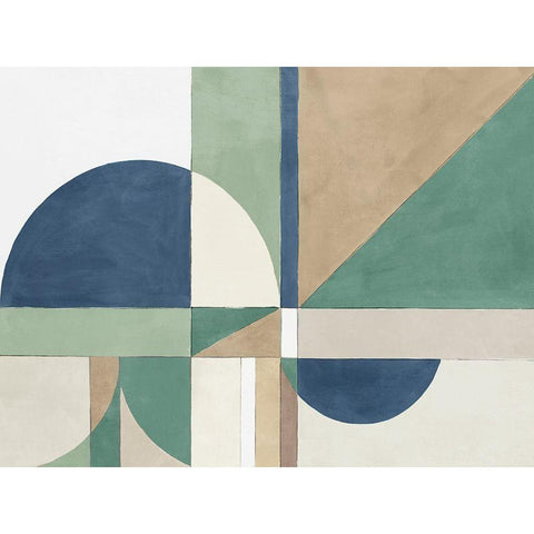 New Heights I  White Modern Wood Framed Art Print by Isabelle Z