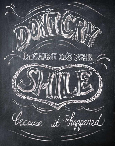Smile - Mini Black Ornate Wood Framed Art Print with Double Matting by Fontaine, Drako