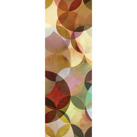 Multisliced I - Mini Black Modern Wood Framed Art Print by Fontaine, Drako