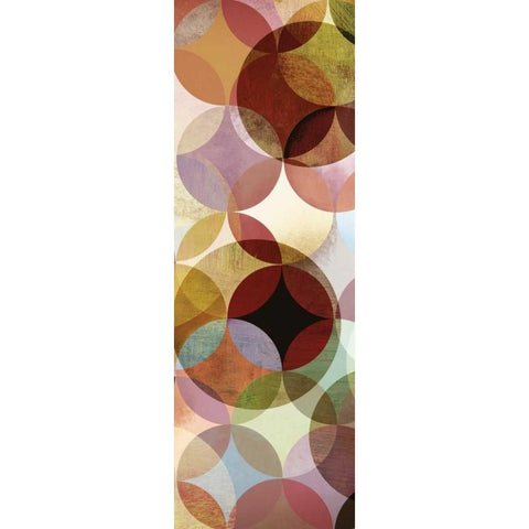 Multisliced II - Mini Black Modern Wood Framed Art Print with Double Matting by Fontaine, Drako