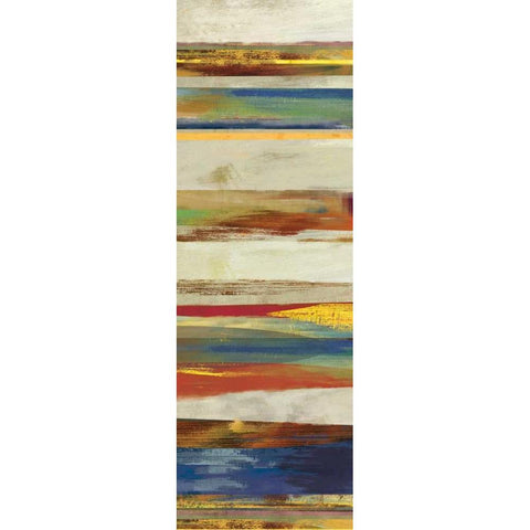 Pulse I - Mini Black Modern Wood Framed Art Print with Double Matting by Fontaine, Drako