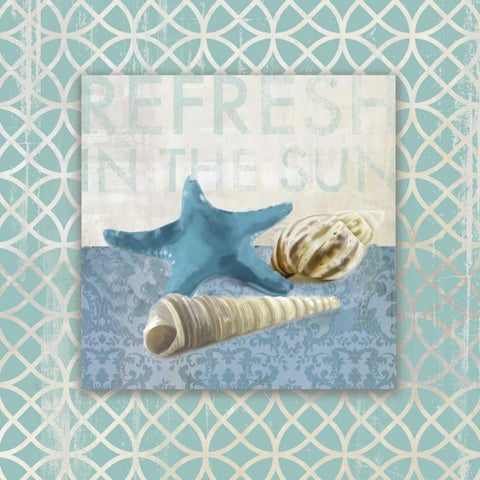 Shell Geo II - Mini Black Modern Wood Framed Art Print by Fontaine, Drako