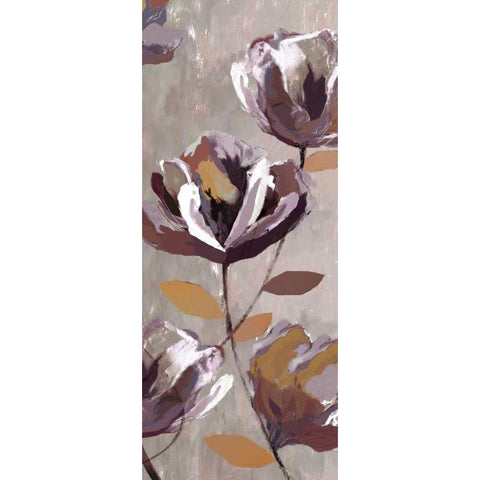 Rising Magnolias I - Mini Black Modern Wood Framed Art Print by Fontaine, Drako