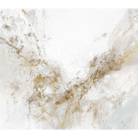 Logos  White Modern Wood Framed Art Print by Gardner, Jennifer
