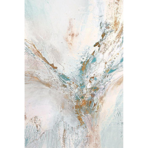 Part Ways II  White Modern Wood Framed Art Print by Gardner, Jennifer
