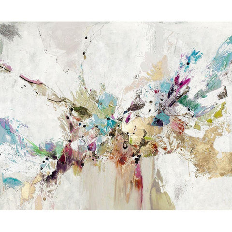 Color Blust Black Modern Wood Framed Art Print with Double Matting by Gardner, Jennifer