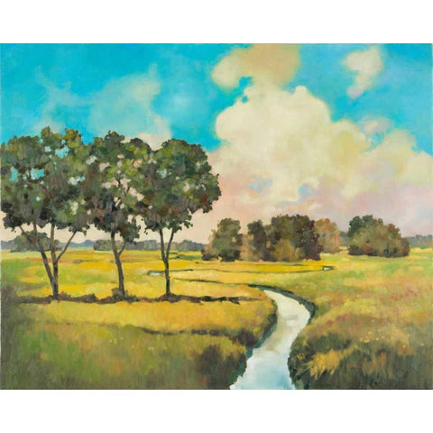 Farming Country II Black Modern Wood Framed Art Print by Reynolds, Graham