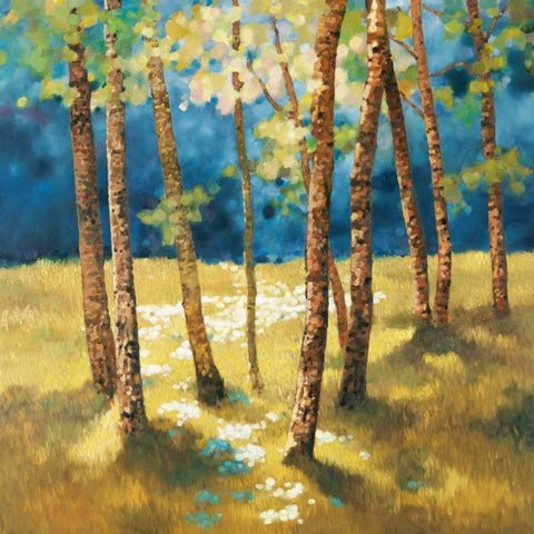 Secret Glade I Black Modern Wood Framed Art Print by Reynolds, Graham
