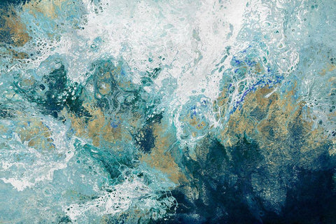 Saran Black Ornate Wood Framed Art Print with Double Matting by Broughton, Shaylen