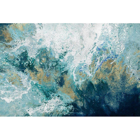 Saran White Modern Wood Framed Art Print by Broughton, Shaylen