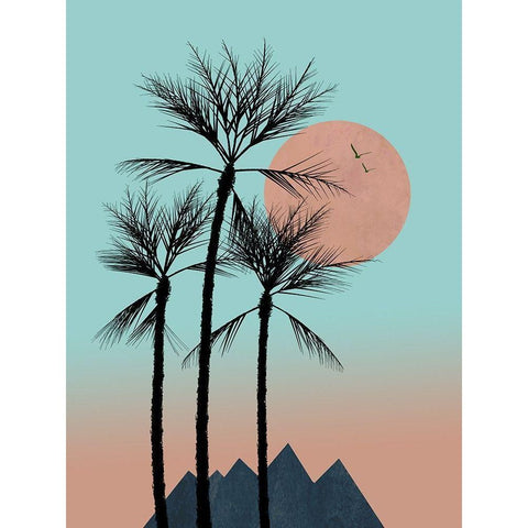 Passion in the Tropics II White Modern Wood Framed Art Print by Halli, Hal