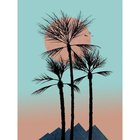 Passion in the Tropics III Black Modern Wood Framed Art Print by Halli, Hal