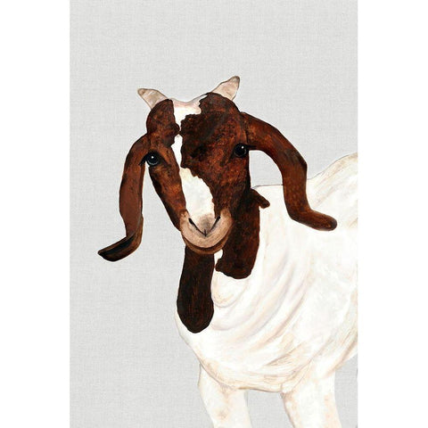 FancyÂ  White Modern Wood Framed Art Print by Hatfield, Jodi