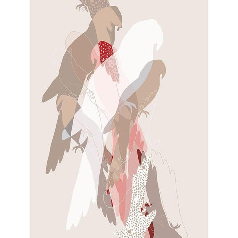 The Birds  Black Modern Wood Framed Art Print by Bainbridge, Hope