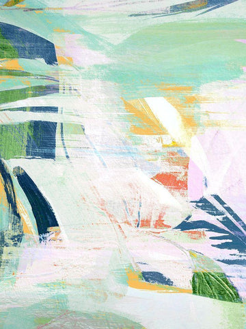 Paradise Sunrise II  White Modern Wood Framed Art Print with Double Matting by Bainbridge, Hope