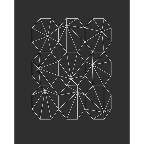 Geometry of Atoms IÂ  Gold Ornate Wood Framed Art Print with Double Matting by Hauanio, Sandi