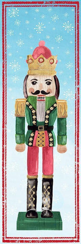 Nutcracker II  Black Ornate Wood Framed Art Print with Double Matting by PI Studio