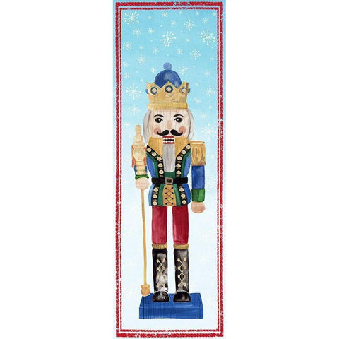 Nutcracker III  Gold Ornate Wood Framed Art Print with Double Matting by PI Studio