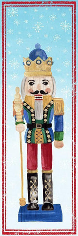 Nutcracker III  White Modern Wood Framed Art Print with Double Matting by PI Studio