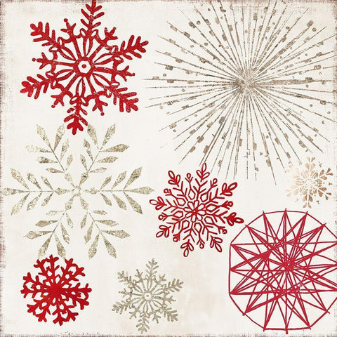 Merry Christmas Sparkles  White Modern Wood Framed Art Print by PI Studio