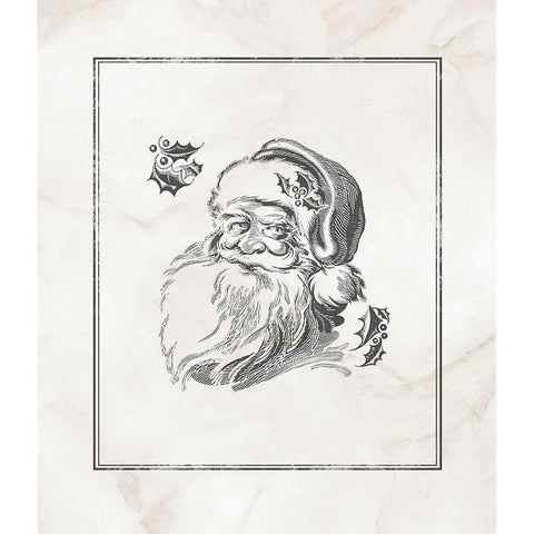 Believe in Santa  White Modern Wood Framed Art Print by PI Studio