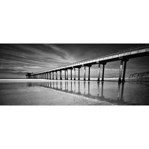Foreshore Gold Ornate Wood Framed Art Print with Double Matting by Hartson-Weddie, Ryan