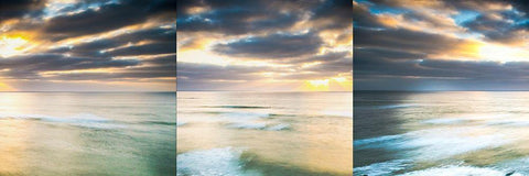 Lands End White Modern Wood Framed Art Print with Double Matting by Hartson-Weddle, Ryan