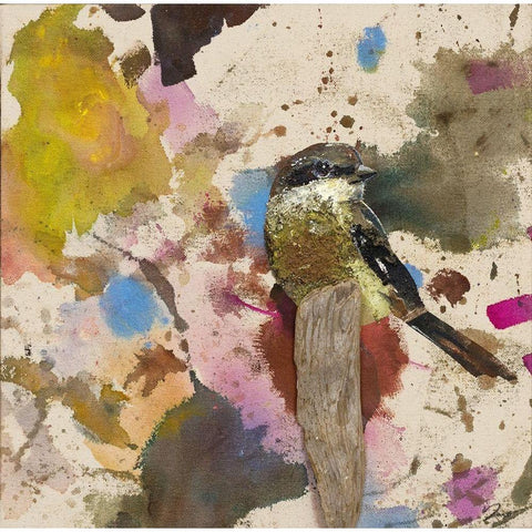Cuckoo Black Modern Wood Framed Art Print by St Amant, Daniel