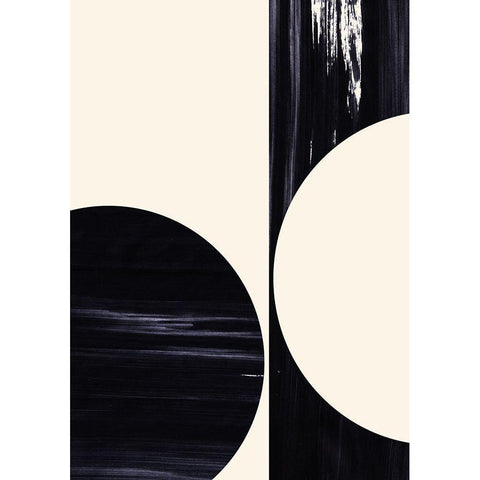 OppositeÂ  White Modern Wood Framed Art Print by Hogan, Aoibhne